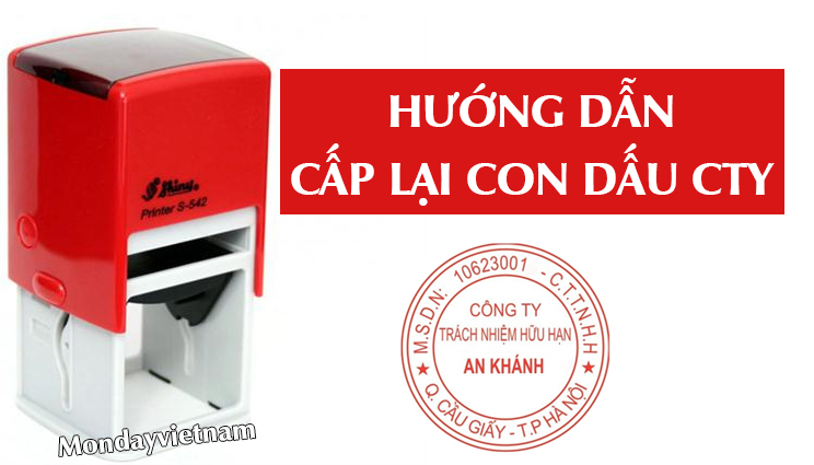 thủ tục cấp lại con dấu khi bị mất