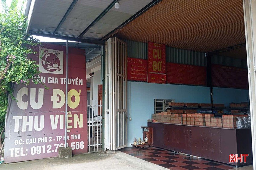 xâm phạm quyền đối với nhãn hiệu kẹo Cu đơ ông bà Thư Viện