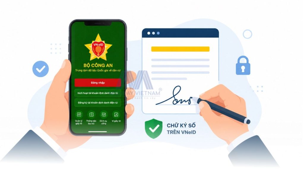 Hướng Dẫn Cá Nhân Đăng Ký Chữ Ký Số Trên VNeID Để Đăng Ký Nhãn Hiệu Online