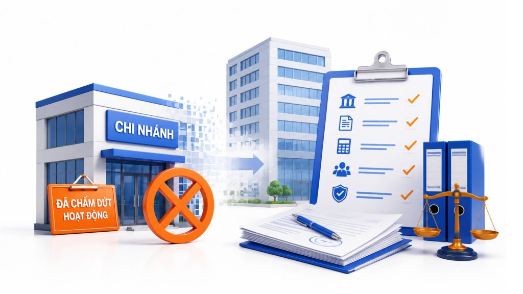 Dịch Vụ Chấm Dứt Hoạt Động Chi Nhánh Công Ty