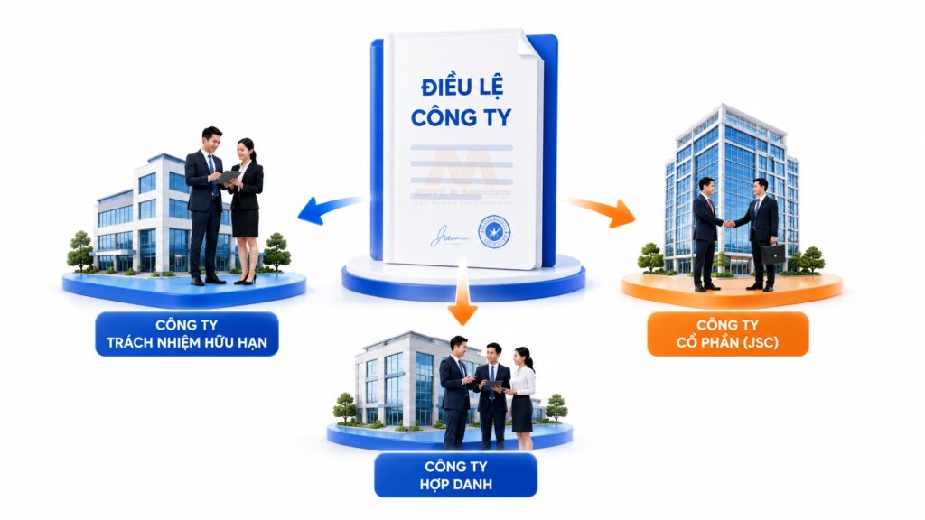 Dịch Vụ Tư Vấn Soạn Thảo Điều Lệ Công Ty