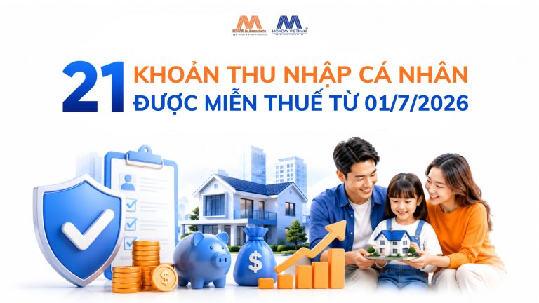 21 Khoản Thu Nhập Cá Nhân Được Miễn Thuế Từ 01/7/2026