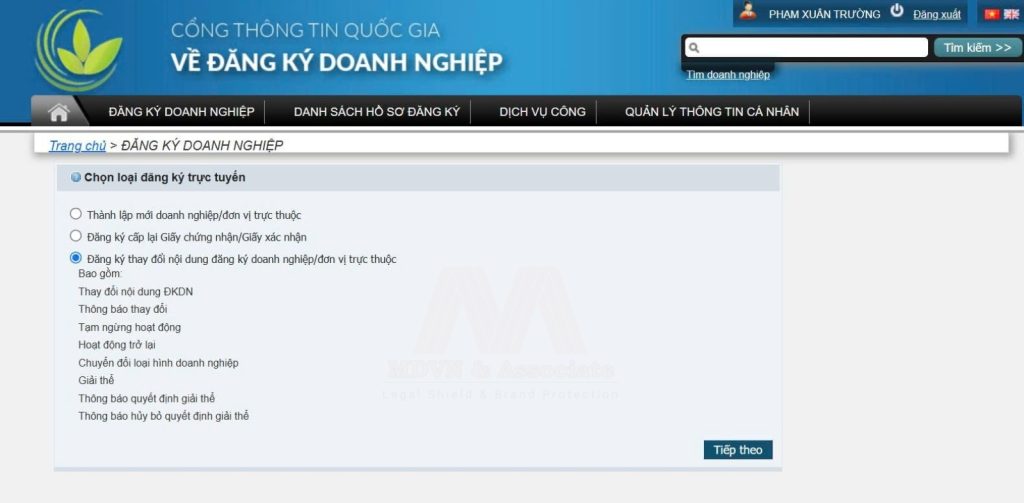Hướng Dẫn Tăng Vốn Điều Lệ Doanh Nghiệp Trực Tuyến Mới Nhất