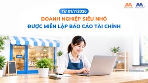 Từ 01/7/2026 Doanh Nghiệp Siêu Nhỏ Được Miễn Lập Báo Cáo Tài Chính