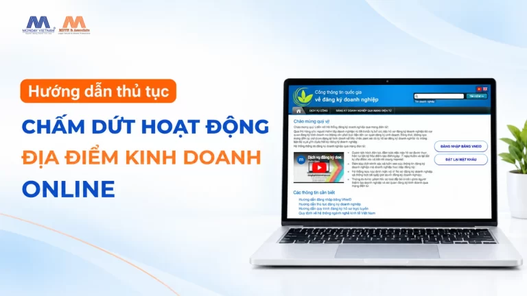 Hướng Dẫn Thủ Tục Chấm Dứt Hoạt Động Địa Điểm Kinh Doanh