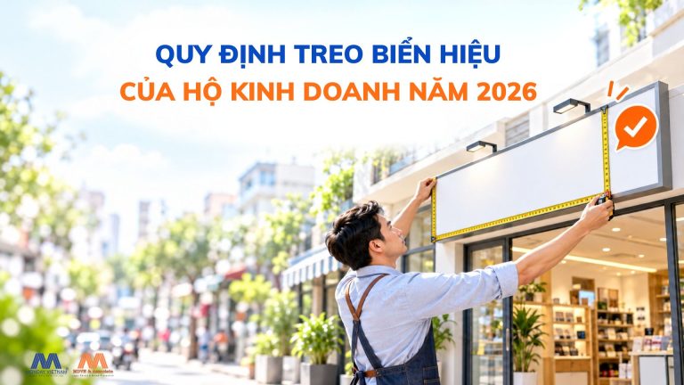 Quy Định Treo Biển Hiệu Của Hộ Kinh Doanh Năm 2026